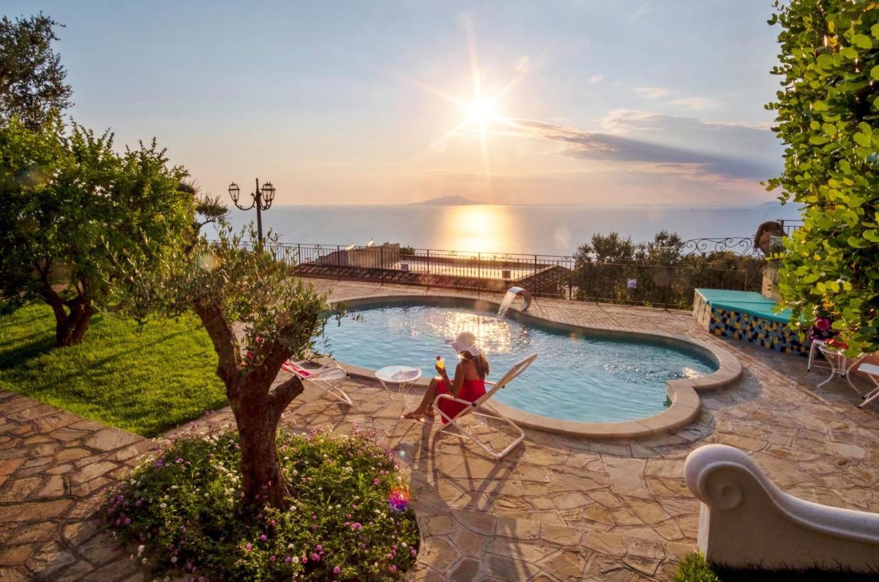 Villa Marika - Private Heated Pool Massa Lubrense Luaran gambar