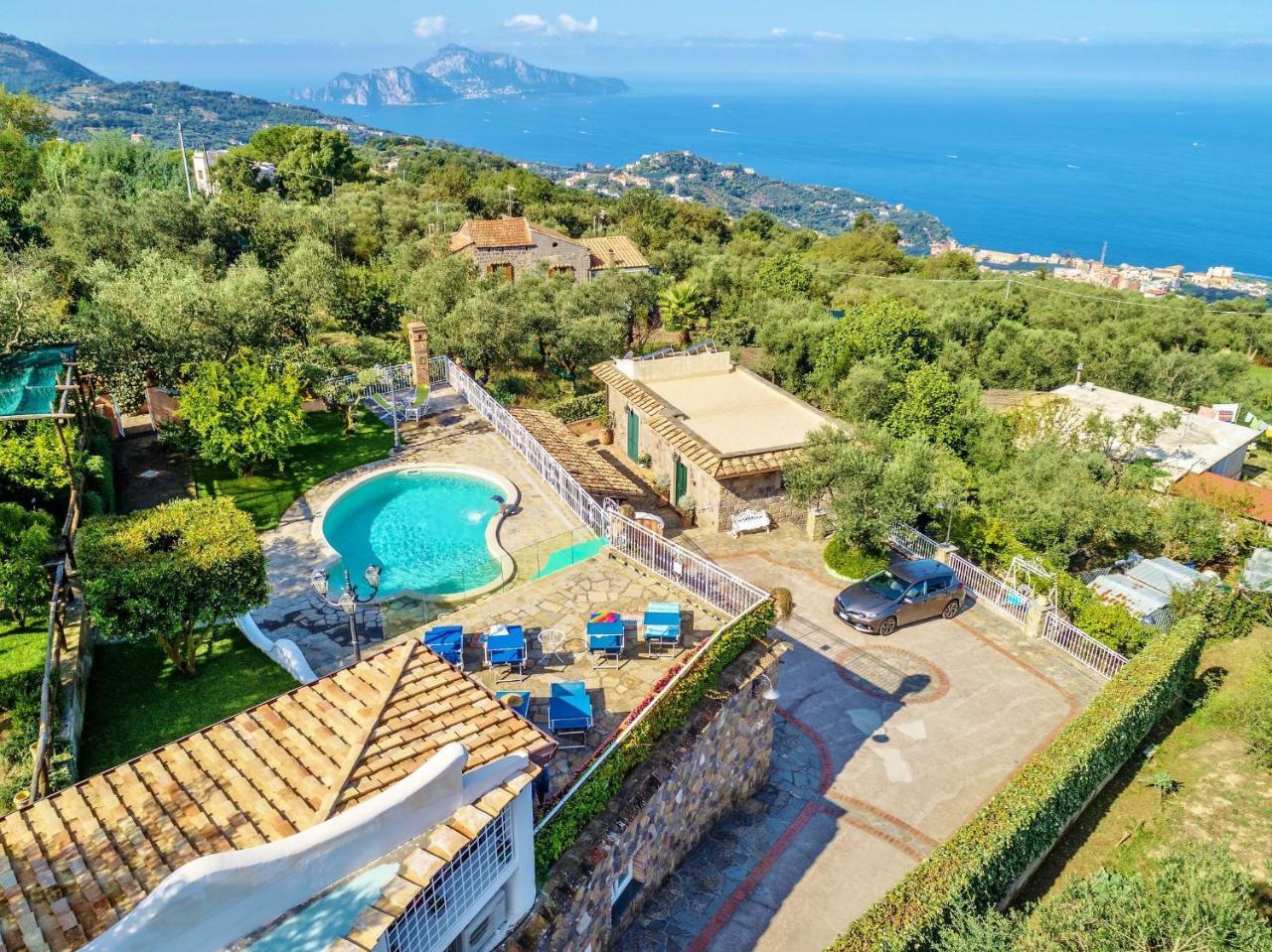 Villa Marika - Private Heated Pool Massa Lubrense Luaran gambar